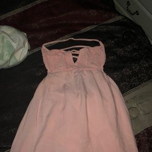 Pink loft dress size small